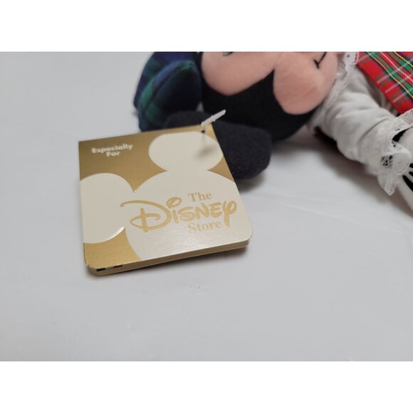 Vintage Disney Store Highland Minnie Mouse 9" Beanbag Plush Doll Tag NOS - Lot A - Picture 5 of 13